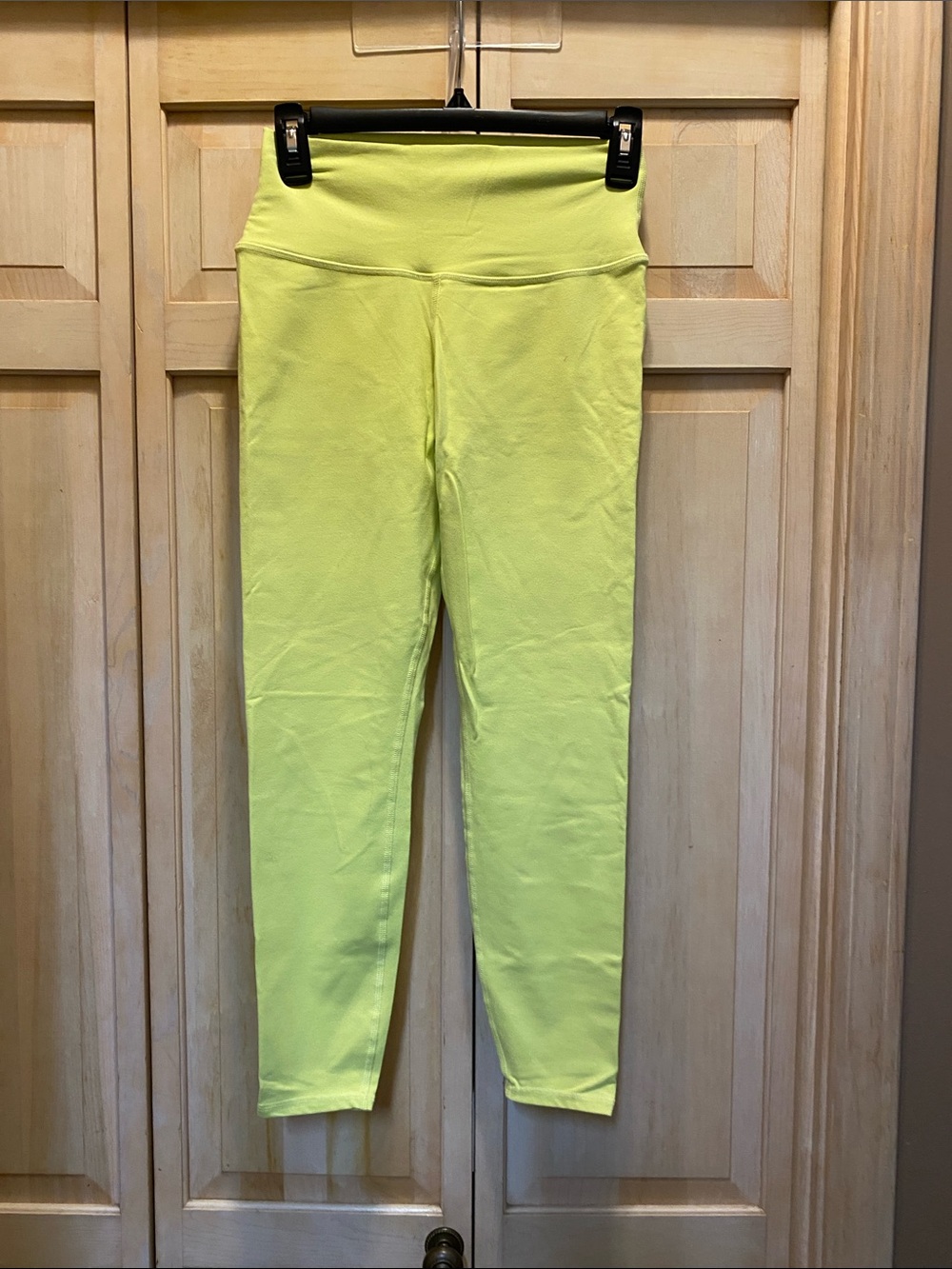 ALO Yoga Neon Lime High-Rise Leggings